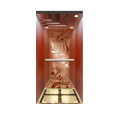 Mirror Puerta de cabina de acero inoxidable Levantes para el ascensor para el hogar